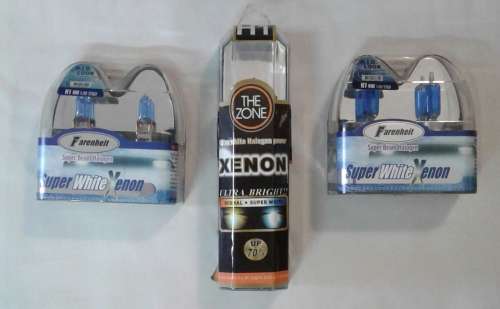 3 SETS OF XENON LIGHTS - 2 BULBS PER SET